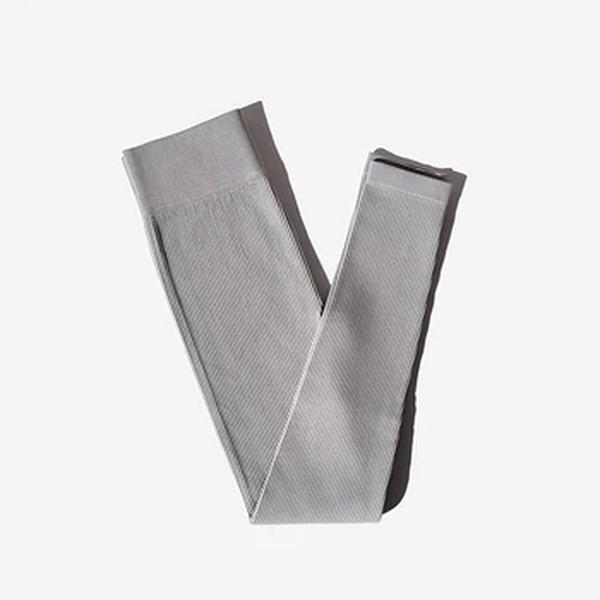 Caneladas sem costura cintura alta Yoga calças para mulheres, ginásio Leggings, Leggings de fitness, controle barriga, correndo calças justas, esporte, feminino, novo