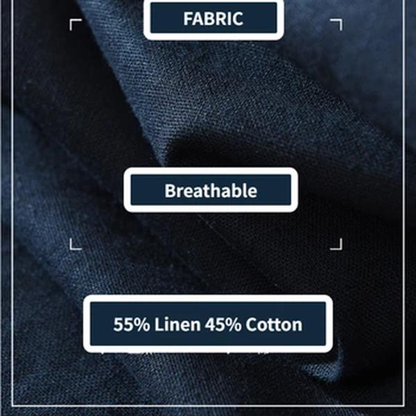 Calça casual com cordão masculina, reta, roupa de linho e algodão, fina e respirável, cor sólida, nova, primavera, verão, C3501