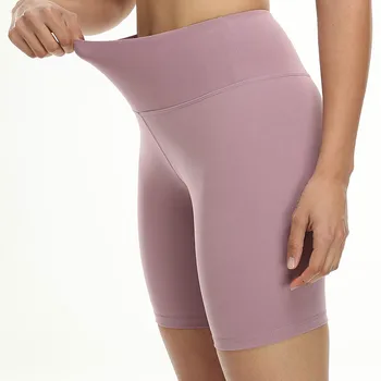 Calções de ginástica monocromáticos e magras para mulheres, cintura alta sexy, lindo exercício coquette, 14 cores, 2023