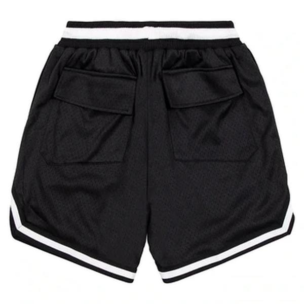 Calça de treino de basquetebol solta masculina de secagem rápida, shorts de corrida casual, tendência curta, fitness, nova, verão, 2024