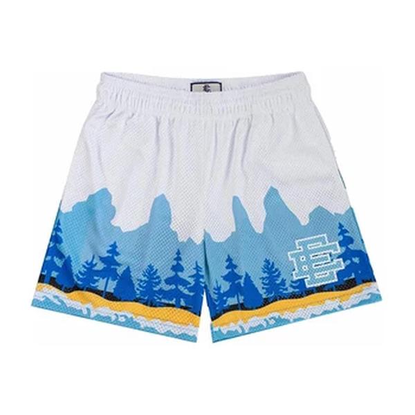 Edelson-shorts básicos para homens, fitness, calças de praia, esportes, malha respirável, moda, 2024
