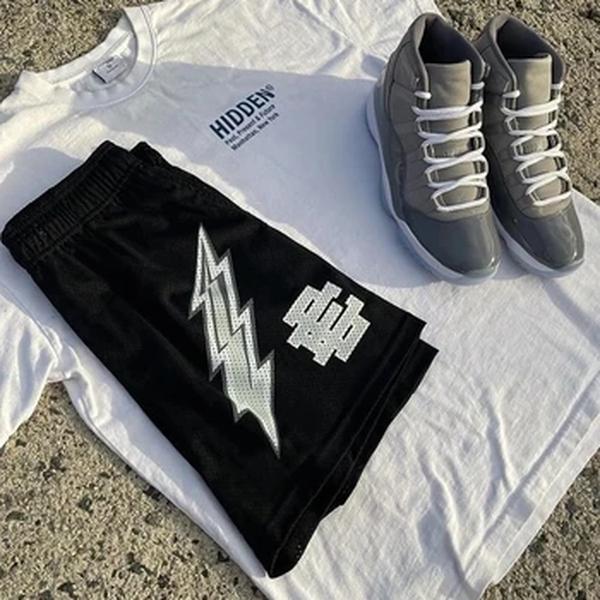 Edelson shorts esportivos para homens, skyline da cidade de nova york, nova york, ginásio, casual, respirável, básico, novo, nova york, esportes