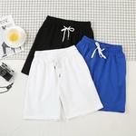 Calça reta de praia masculina casual, shorts esportivos de corrida, moda rua, novo, verão