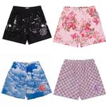 Edalson-shorts estampados florais clássicos para homens, shorts básicos de malha para academia, basquete, praia, novo design de verão