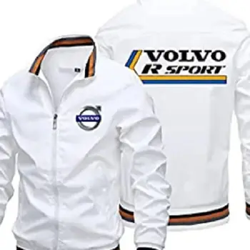 Jaqueta masculina com zíper gola alta, roupas de motocicletas, ao ar livre, fora da estrada, lazer, alta qualidade, nova moda, primavera e outono