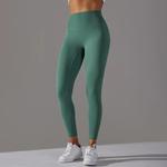 Cintura alta respirável Yoga Leggings para mulheres, calças esportivas, Fitness, corrida, ciclismo, treino, roupa de ginástica, verão