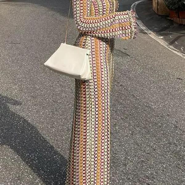 Lanmrem-Vestido feminino de renda sem costas, cor contrastante, mangas compridas, vestidos finos, nova moda, roupas de verão, 32C825, 2024