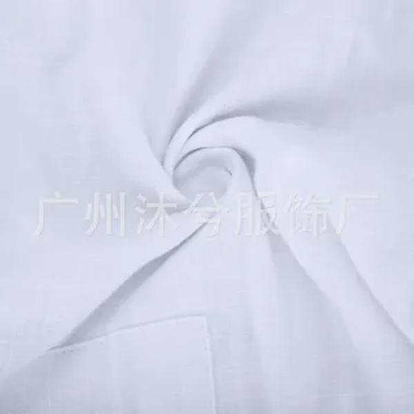 Vestido de manga comprida de algodão de linho feminino, Monocromático, Botão, Split, Solto, Casual, Forro, Novo