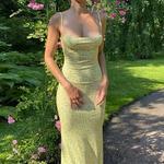 Y2k floral impressão espaguete cinta bodycon vestido de verão profundo decote em v longo sexy sem costas vestidos streetwear