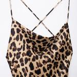 ZBZA Mulheres Sexy Mini Wrap Hip Dresses verão Novo Backless Sling Leopard Print Short Dress Holiday Beach Party Fashion Women's