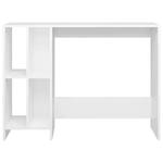 Study Table for PC Gamer Computer, White Laptop Desk, Mobiliário de escritório, AgPvc, Nordic, 102,5x35x75 cm