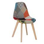 Patchwork Dining Chairs Set, Cadeiras Frabic e Redondas, Cozinha Nórdica, Restaurante, Salão, Conjunto de 4