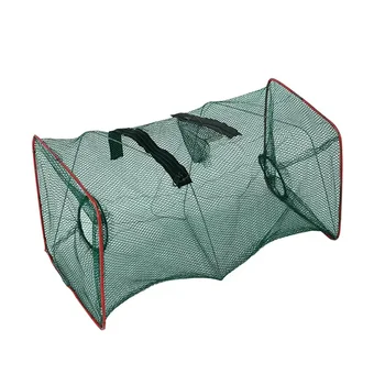 Dobrável Cast Net Fish Cage, equipamento de pesca perfeito para entusiastas ao ar livre, caranguejo, camarão, lagostins, 1Pc