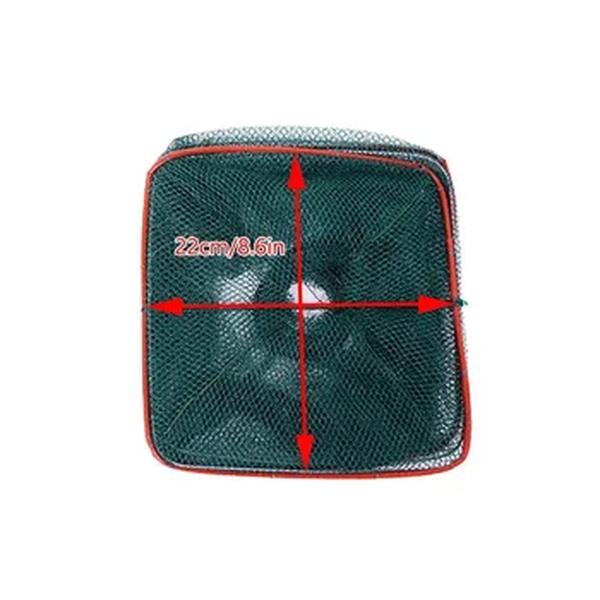 Dobrável Cast Net Fish Cage, equipamento de pesca perfeito para entusiastas ao ar livre, caranguejo, camarão, lagostins, 1Pc