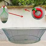 Dobrável Drop Fishing Landing Net, Lagostins, Camarão, Catcher Tank, Casting Network Mesh for Fish Eels, Trap Cage, Camarão Isca, Caranguejo, L7F4