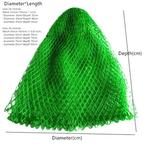 POUI VENHA SONHO Nylon Rede De Pesca, Linha Forte Rede De Aterragem Da Cabeça, Rede De Mergulho Para Peixe Grande, Ferramenta De Pesca, Diâmetro 30cm-80cm