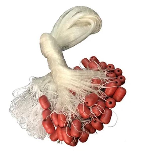 Rede ponderada do monofilamento da única camada da rede da única rede da grande rede da flutuabilidade do dissipador rede da amarração da corda forte 0.35mm que amarra a rede para peixes