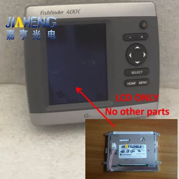 Para GARMIN FishFinder 400C Sonar Fish Finder 4.0 polegadas Color Lcd Display Screen Painel