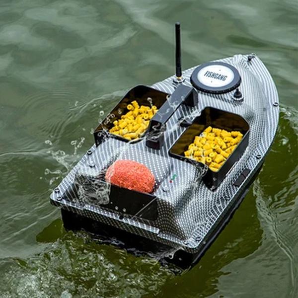 Rc isca barco 500m retorno de condução automática v900 gps 40 pontos sonar 1.5kg v700 com luz de direção para pesca localizador de peixes sem fio