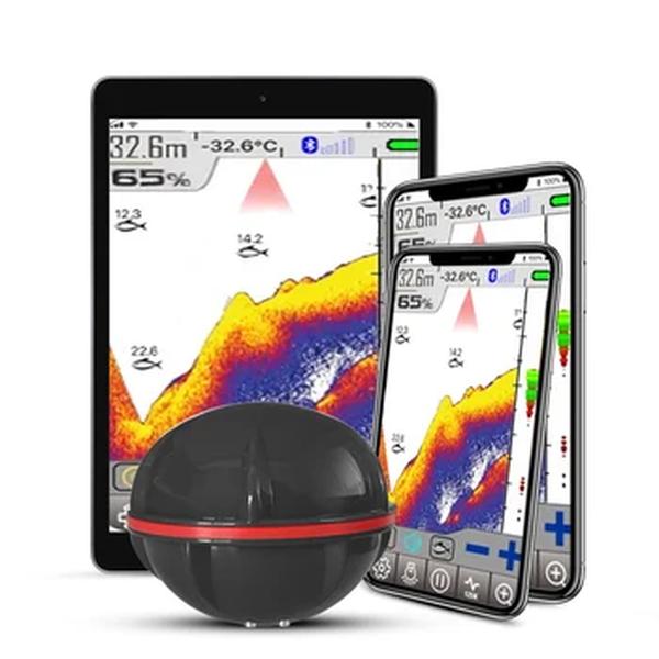 Smart Phone Fish Finder com Bluetooth, Sonar, Pesca Visual Inteligente, Android e iOS, nova marca, 2024