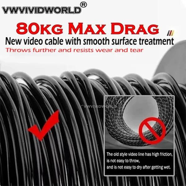 VWVIVIDWORLD-Câmera de Pesca Subaquática, Fish Finder, IPS Display LCD, Longa Resistência, Visão Noturna, 220 ° HD, UHD, 5,0 ", 4,3"