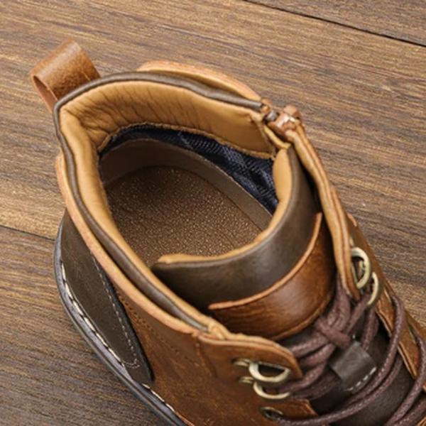 Botas de couro confortáveis masculinas, marca de moda, tamanho 7-13, AL606, 2024