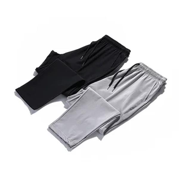 Moletom casual masculino, corredores monocromáticos, calça elástica na cintura esportiva fitness, moda primavera e verão