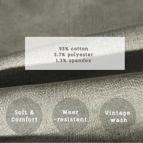 Jeans vintage solto para homens lavados, de algodão macio, shorts retos, jeans largos, KK5957, roupas novas para verão e primavera, 2022