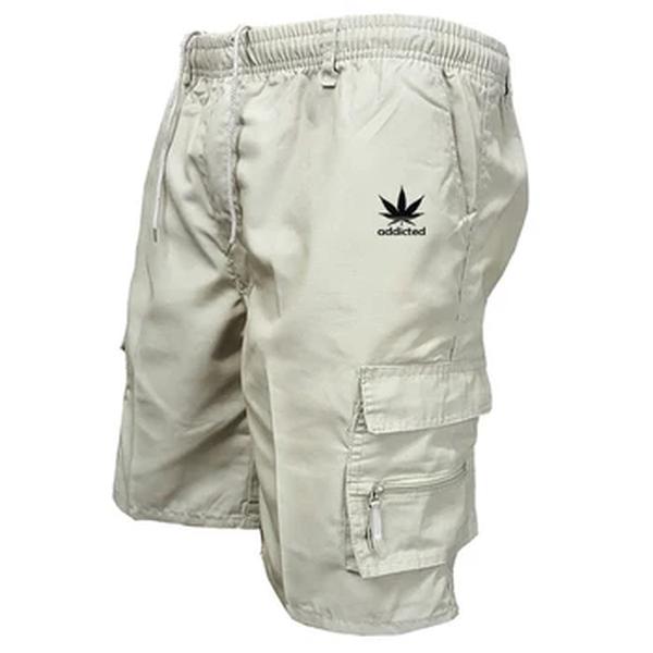 Shorts de carga com bolso múltiplo masculino, calça curta casual de verão, roupa esportiva confortável, nova moda, ao ar livre, 2024