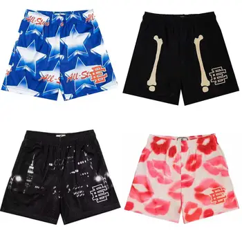 Edelson-shorts básicos para homens e mulheres, shorts casuais, fitness, esportes, ginásio, treino, ginásio, clássico, malha, novo