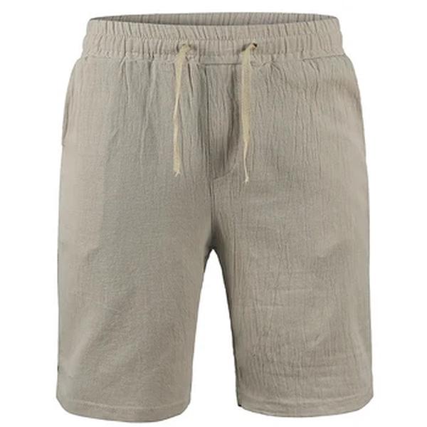 KB-Shorts masculinos de algodão de linho, calças masculinas de verão, respirável cor sólida, Streetwear Fitness, S-4XL, Novo, 2022