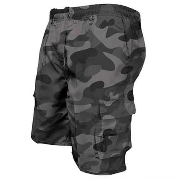 Shorts táticos militares masculinos, shorts casuais soltos, multi bolso, moletom de corrida ao ar livre, calça de caminhada, verão