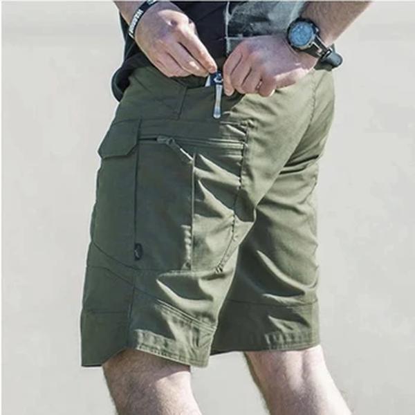 Shorts táticos militares urbanos para homens, ao ar livre, impermeável, resistente ao desgaste, shorts carga, secagem rápida, multi bolso, calças de caminhada, plus size