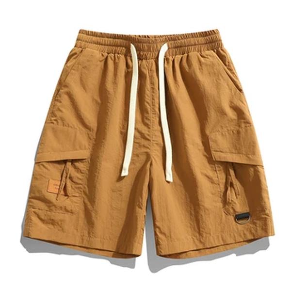 Calções de carga de verão dos homens 2023 Novo Outdoor Multi-Pocket Joggers Casual Loose Work Pants Men