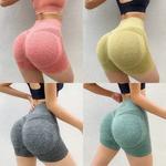 Shorts de ioga sem costura Spandex para mulheres, sexy booty push up shorts, leggings de cintura alta para mulheres, shorts de ginástica para correr, ciclismo, fitness