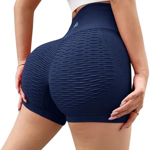 Shorts de ioga para mulheres, levantamento bumbum, shorts corrida, barriga controle, exercício físico, ginásio, treino atlético