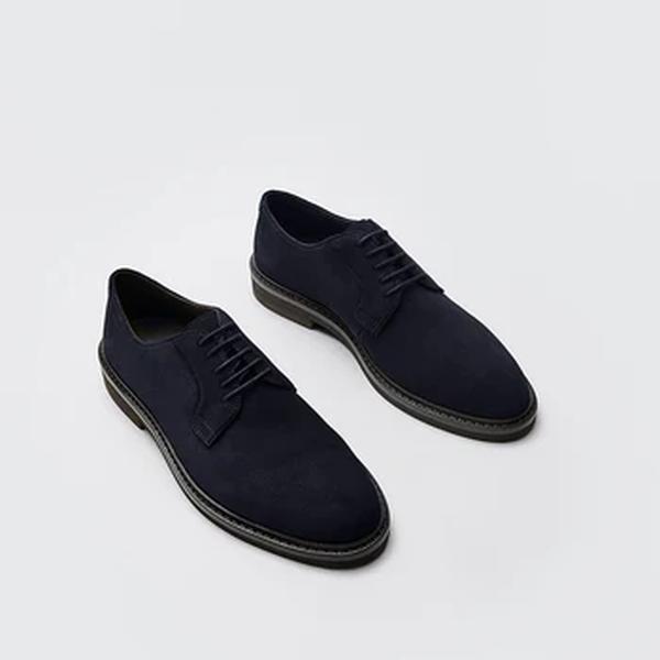 Sapatos masculinos de design de marca estilo britânico negócios formais sapatos de couro real masculino dedo do pé redondo rendas casuais sapatos derby tênis