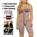 Shaper colombiano de corpo inteiro para mulheres, shapewear colombiano pós-cirurgia, espartilho pós-parto, alta compressão, controle do abdômen, bodysuit