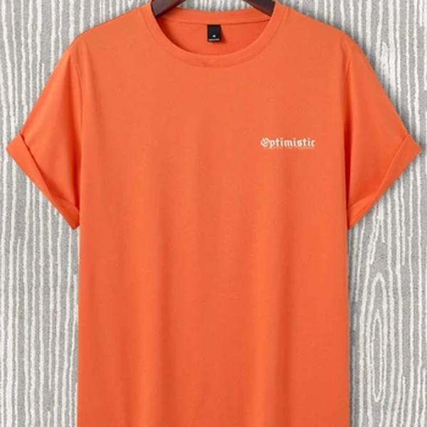 Homens Otimista Esforce-se para Pornô Harajuku Flor Impressão T-Shirt, Camisetas Soltas Oversized, Camiseta De Algodão Respirável