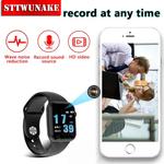 Gravador De Voz Digital Profissional, espiã escondido Mini Câmera Watch1080P HD DV, Pulseira Relógio De Pulso, Small Micro Sound, Segurança Em Casa