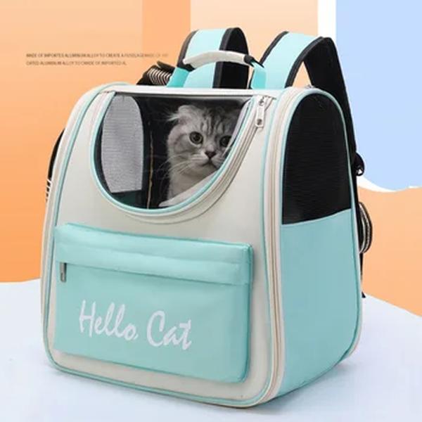 Sacos à prova de vento para animais de estimação, Mochila de viagem ao ar livre para gato, Saco de transporte de cães pequenos