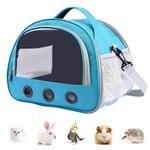 Bolsa transportadora com almofada de algodão grosso para animais de estimação, mochila de aviação antisufocamento, bolsa de viagem portátil para gato e cachorro coelho