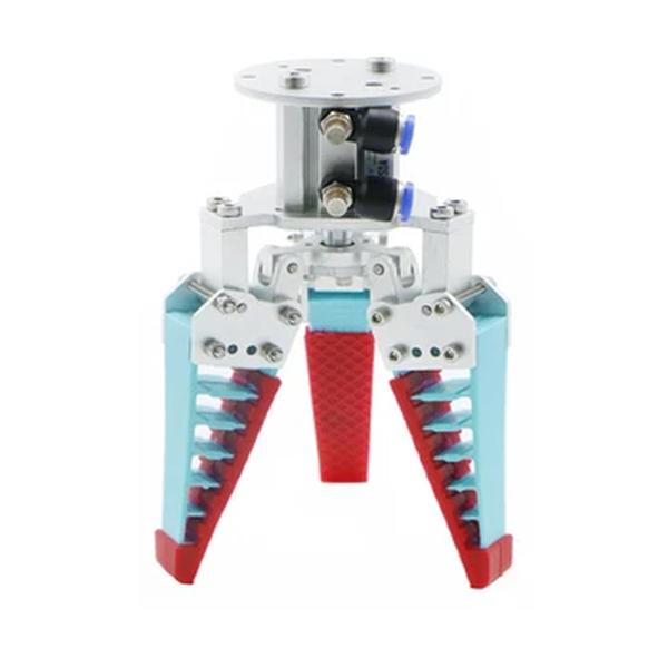 Garra flexível industrial do robô com dedo mecânico do silicone, fruto industrial classificando o prendedor, garra elétrica pneumática adaptável, 2kg