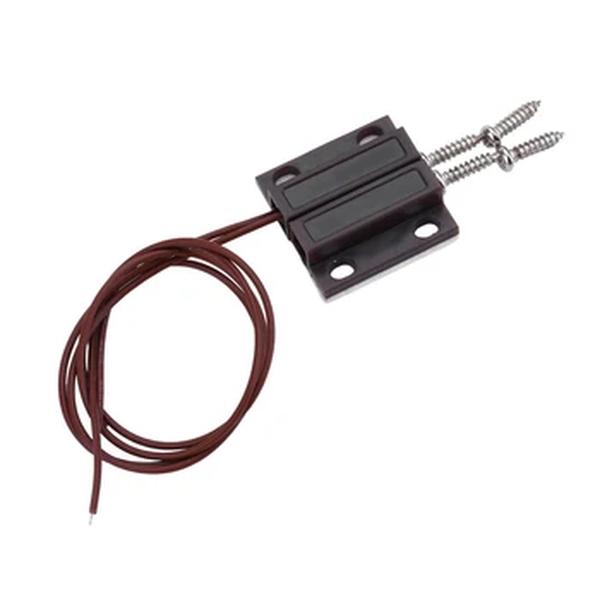 MC-38 Wired Door and Window Sensor Magnético, Detector de Interruptor Magnético, Sistema de Alarme Doméstico, Normalmente Aberto, Fechado NC, NÃO, Branco, Preto