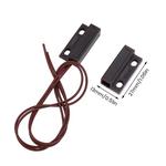 MC-38 Wired Door and Window Sensor Magnético, Detector de Interruptor Magnético, Sistema de Alarme Doméstico, Normalmente Aberto, Fechado NC, NÃO, Branco, Preto