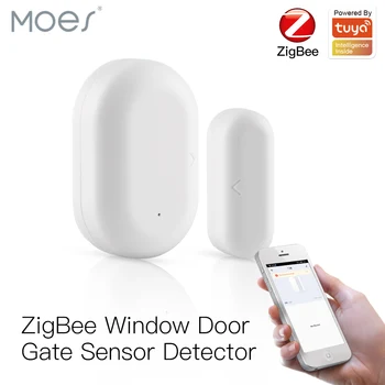 Tuya ZigBee-Smart Home Security Alarm System, Janela e Porta, Gate Sensor, Detector Sensor, Smart Life App, Controle Remoto