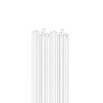 Lab Glass Spotting Capilar Tube, ponto de fusão, TLC Spotter, diâmetro interno 0,3 0,5 Comprimento, 100mm