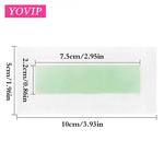 Facial Lip Wax Tiras, Chin Upper Lip Jaw Sobrancelha Barba Depilação, 12 24Pcs