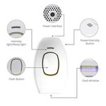 O biquini IPL 500.000 pulsos instantâneas Depilator permanente do laser Epilator indolor para dispositivos home do uso da remoção do cabelo das mulheres