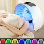 Equipamento de máscara facial LED Dispositivo de pulverização facial SPA Luz de rejuvenescimento da pele Máquinas de beleza corporal facial para cuidados com a pele 7 cores
